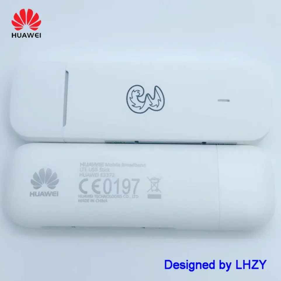 Разблокированный huawei E3372 E3372s-153 E3372s-153+ 2 шт CRC9 4G антенны 4G LTE 150 Мбит/с USB модем USB ключ Поддержка всех диапазонов