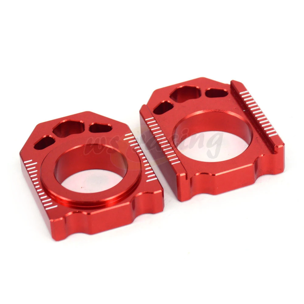 Красный блок регулятора задней цепи CNC для мотоцикла HONDA CR125R CR250R 02 07 CRF250R CRF250X 04 20