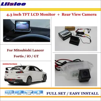 

Liislee For Mitsubishi Lancer Auto Rear View Camera Back Up + 4.3" LCD Monitor = 2 in 1 Parking Assistance System