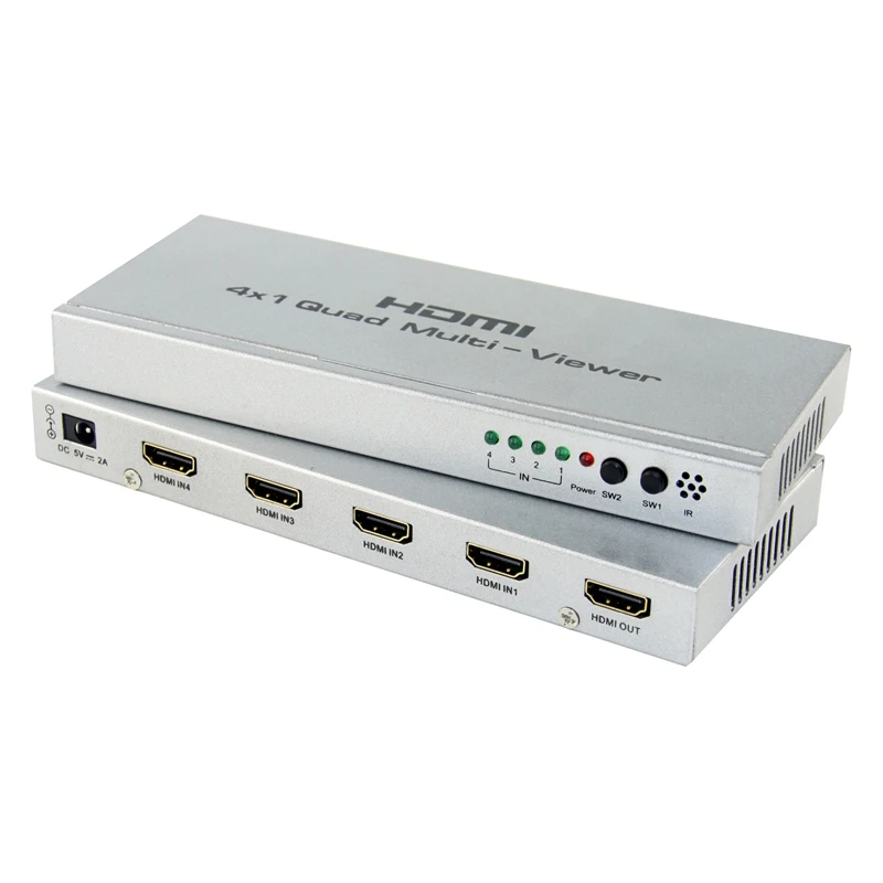 Сплиттер Hdmi 4x1 мульти зритель бесшовный HDMI 4 к 1 четырехъядерный мультимедийный