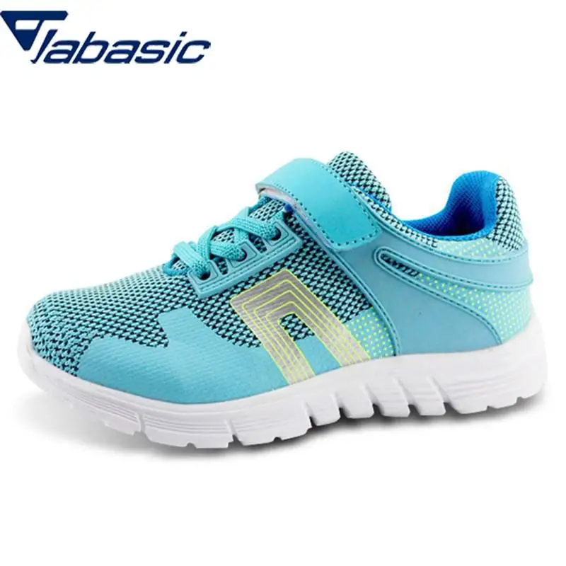 

JABASIC Children Sneakers Soft Mesh Breathable Running Shoes Kids Casual Sport Girls Boys Hook & Loop Boys Travel School Shoes