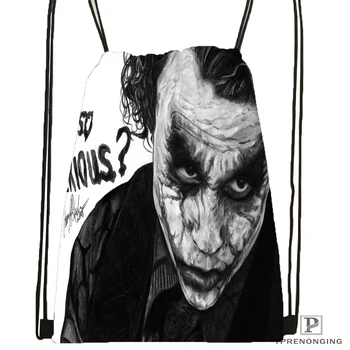 

Custom Batman#1 Drawstring Backpack Bag Cute Daypack Kids Satchel (Black Back) 31x40cm#180531-02-21