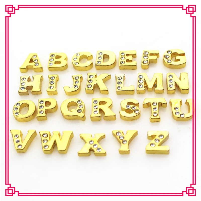 alphabet floating charms