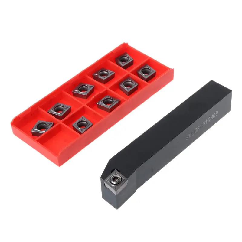 

1Set External Grooving Tool Holder with Carbide Inserts Lathe Cutter Plate Lathe Turning Parting Tool Set