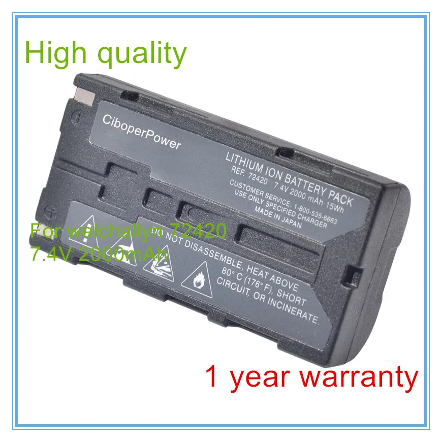 

High Quality Replacement For 72420 14001 14011 14021 14031 Vision Screening Instrument Battery