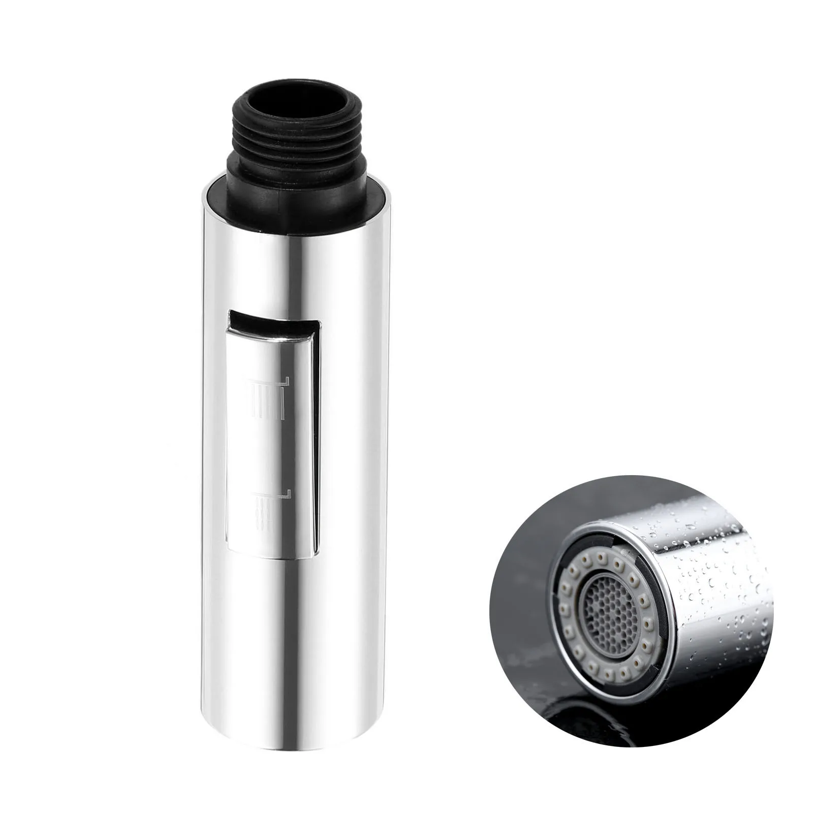Kitchen Pull Out Faucet Sprayer Plating Nozzle Water Saving Bathroom Basin Sink Shower Spray Head Water Tap Faucet 30 x85 x21mm