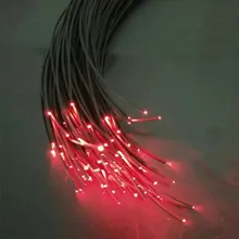 100 м 2 мм(внутренний диаметр) Черный PMMA пластиковый конец светящийся гибкий волоконно-оптический кабель f/свет двигатель драйвер домашний отель автомобиль Декор на потолок