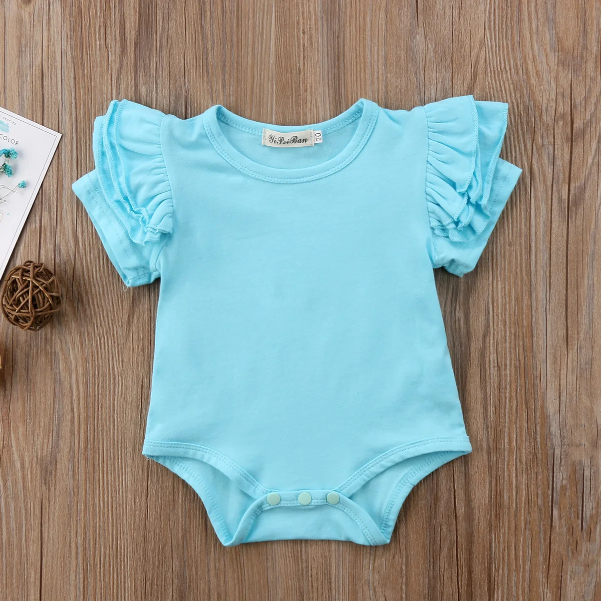 Newborn Infant Baby Girl Outfits Bodysuit Jumpsuit Sunsuit Summer