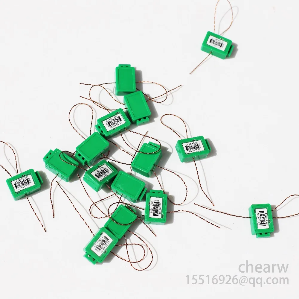 100piece Rectangle Bar Code Plastic Meter carry112mm wire Seal Manufacturer Good Quality Seals , Gas Seals , High Security Lock