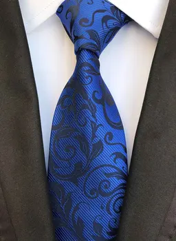 

8CM Men Formal Jacquard Woven Ties Luxury Paisley Necktie for Grooms Wedding