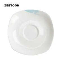 Японский стиль белый из нефрита и фарфора олень подставка для Кружки Coaster кунг-фу чайный сервиз аксессуары подстаканники Настольный креативный домашний орнамент