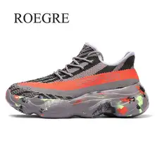 Plus Size 47 48 Mesh Breathable Men’s Chunky Sneakers 2019 New Fashion Men Platform Trainers Comfortable Man Dad Shoes Male