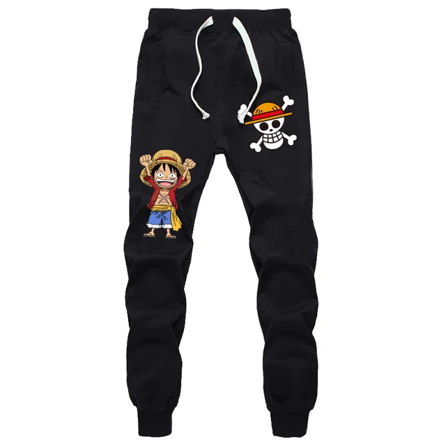 Summer Fashion Casual Breathable Jogger Pants One Piece Monkey D Luffy Print Sweatpants Aliexpress - monkey d luffy s pants roblox