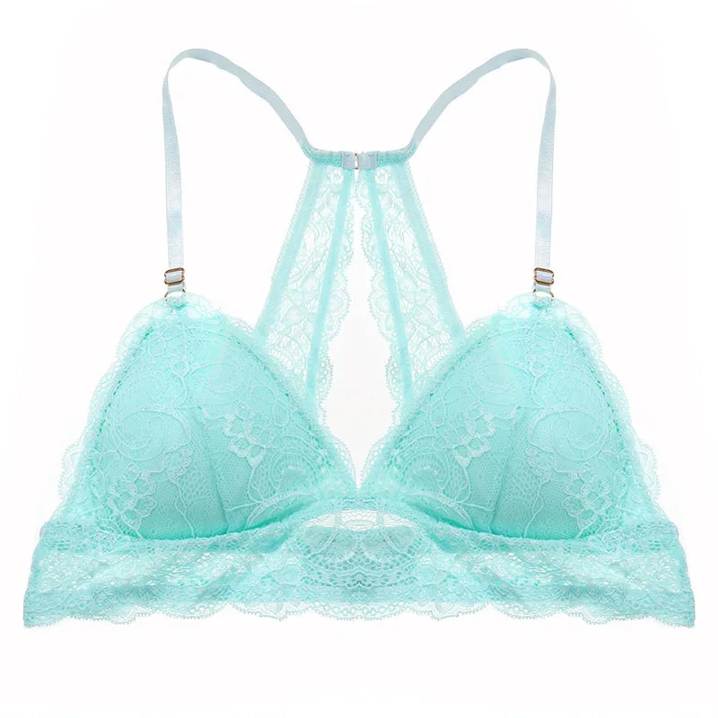 2018 г. Модные 3/4 чашки черный беспроводной Bralette Женский нижнее белье без подкладки