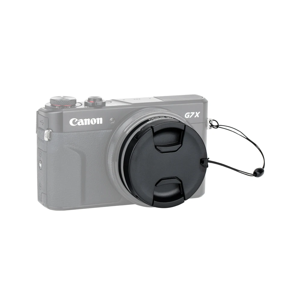 JJC Kit De Lentes Para Canon Powershot G5X, G7X, G7X Mark II Y G7X Mark III - Incluye Adaptador De Filtro De 49mm, Filtro UV, Tapa De Objetivo Y Cadena De Tapa