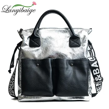

Hot Large Capacity Bags For Women Shopping Bag Fashion Double Pocket Casual Lady Handbags 2019 Young Lady Shoulder Messenger Bag