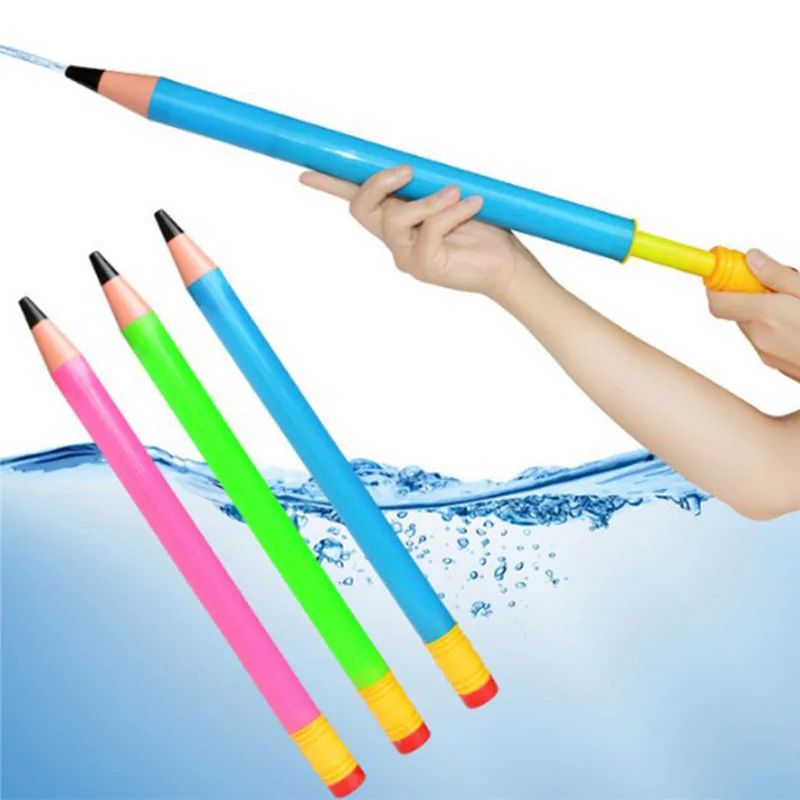 

44cm Water Pistol Shooter Super Cannon Kids Toy For Children Beach Pencil Shark Crocodile Water Guns Fun Outdoor Games