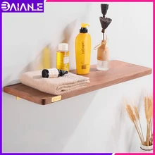 Bathroom Shelf Organizer Wood Brass Corner Storage Holder Shelves Bathroom Accessories Wall Mounted Toilet Shower Shampoo Rack Bathroom Shelf Organizer Wood Brass Corner Storage Holder Shelves Bathroom Accessories Wall Mounted Toilet Shower Shampoo Rack