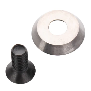 

For Wood Turning Tool Woodworking 16mm Round Carbide Insert Cutter Wood Carbide Insert Milling Cutter Torx Screws
