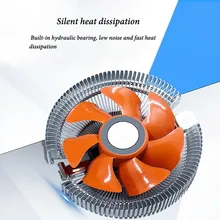 Стационарный компьютер Вентилятор охлаждения процессора ПК светодиодный радиатор бесшумный вентилятор охлаждения воздуха низкий уровень шума для ультра бесшумной работы