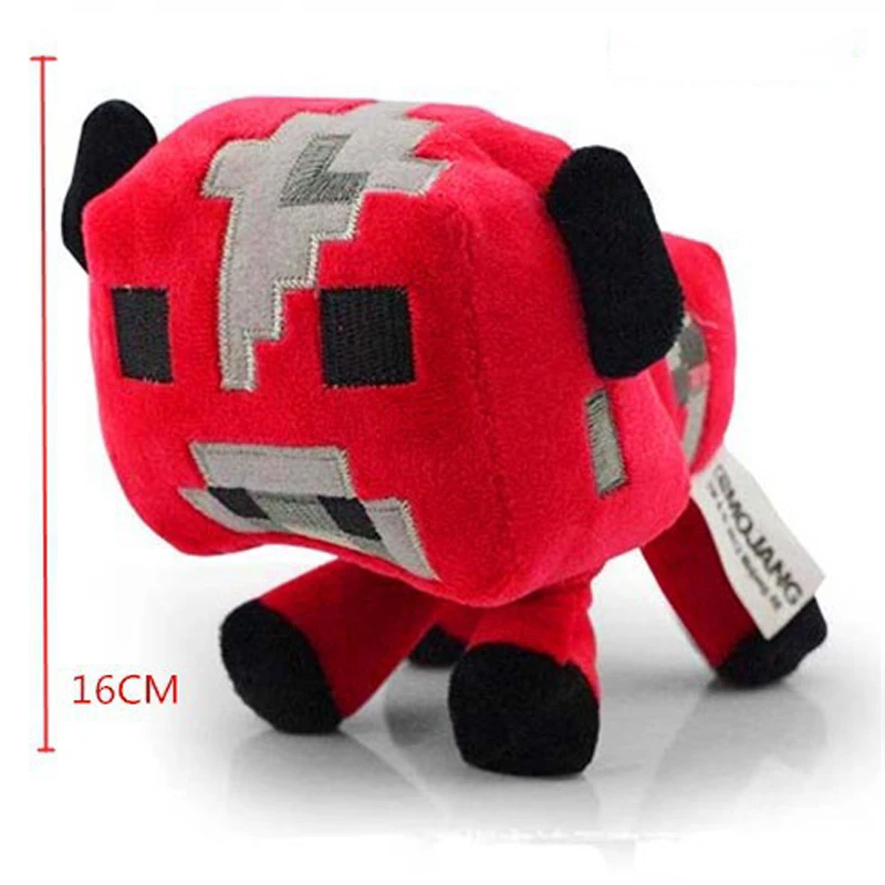 10pcs/lot 16CM Red Minecraft Baby Mooshroom Plush Toys Game MC Plush Soft Stuffed Animals Toys Brinquedos for Children Kids Gift 10pcs/lot 16CM Red Minecraft Baby Mooshroom Plush Toys Game MC Plush Soft Stuffed Animals Toys Brinquedos for Children Kids Gift