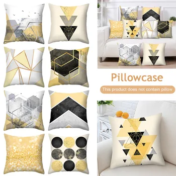 

Junejour | 45×45cm Nordic Style Cushion Cover Geometric Cushion Decorative Pillow Case Floral Printed Cushions Cover