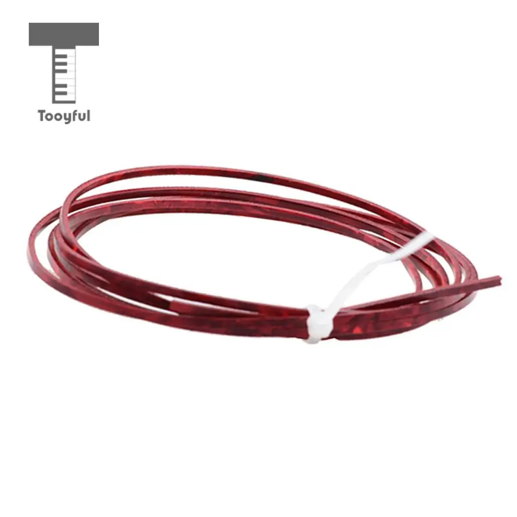 Tooyful Celluloid Guitar Binding Purfling Strip for Guitar Body Project Supplies