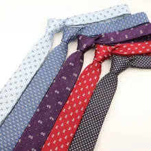 Формальный узкий галстук 2,5 дюймов, зонтик жениха, автомобиль, рыба, самолет, велосипед, узкие галстуки, вечерние галстуки из полиэстера, ширина 6 см
