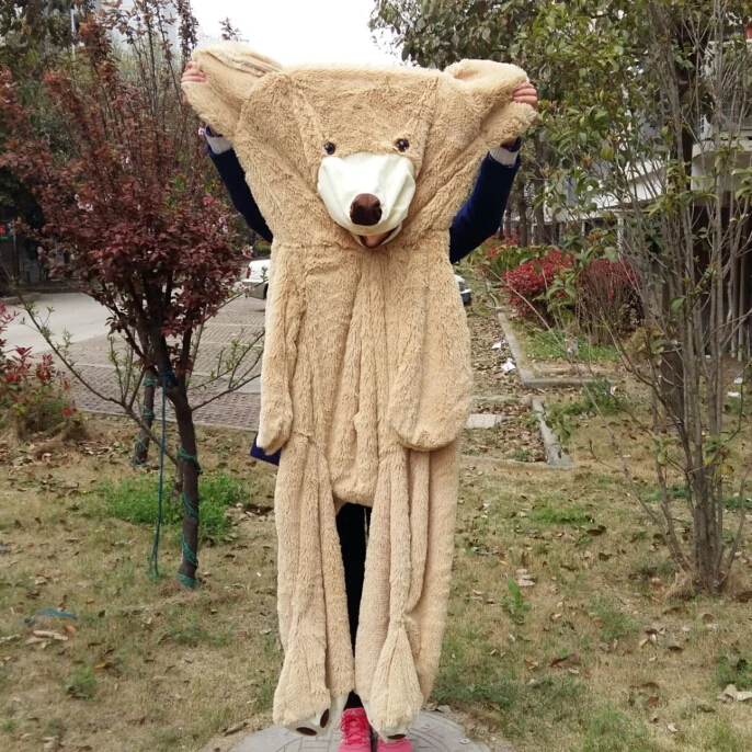 Online 100 cm 200 cm oso de peluche gigante americano juguetes de peluche Piel de oso de peluche Popular cumpleaños y regalos de San Valentín para el juguete del chico de las niñas