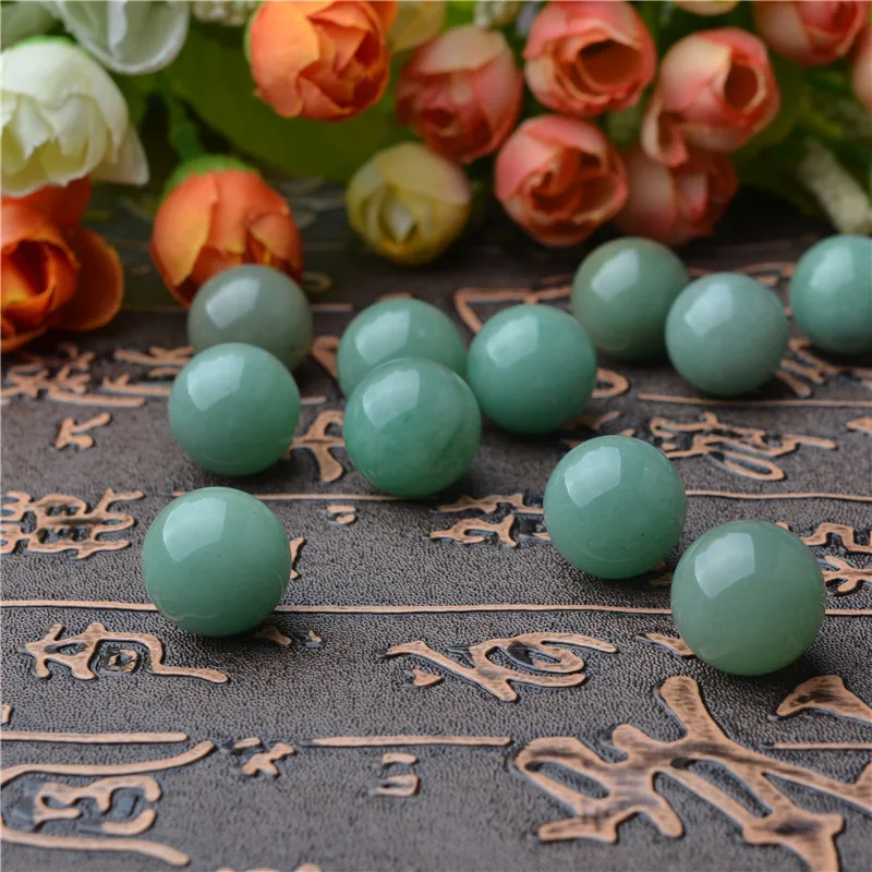 SEVENSTONE Charm 23 Colors 16mm Natural Gem Stone Reiki Round Ball Healing Crystal Quartz Decoration Statue Beads DIY Jewelry|diy jewelry charm|charm