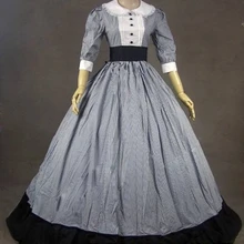 Классическое платье в викторианском стиле с короткими рукавами