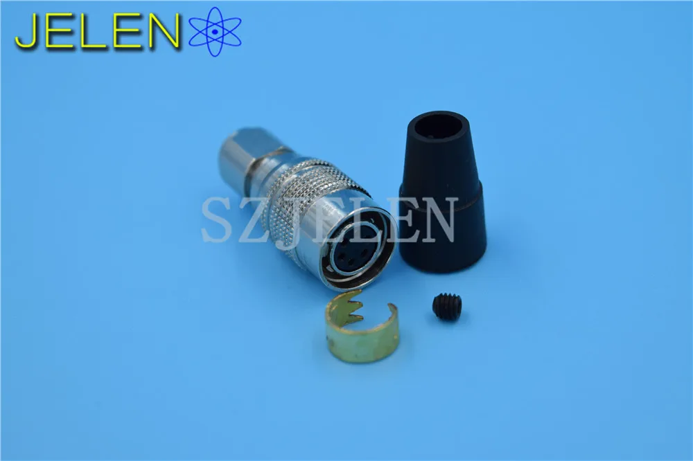 

Hirose connector 6-pin,HR10A-7P-6S(73), Red camera connector 6 pin plug
