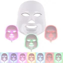 ELECOOL 7 Цвета США Plug Свет микротоковая маска для лица светодиодный свет фотона Красота машины омоложения маска для лица