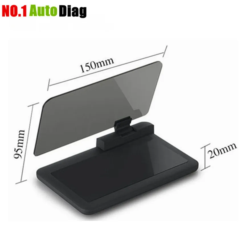 

Universal Mobile Phone GPS Navigation Bracket HUD Head Up Display For Smart Phone Car Mount Stand Phone Holder Safe Adsorption