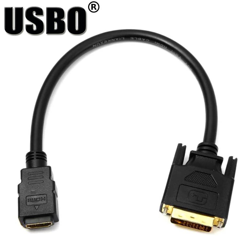 Высокое качество Черный 0 2 м позолоченный HDMI HD адаптер передачи линии