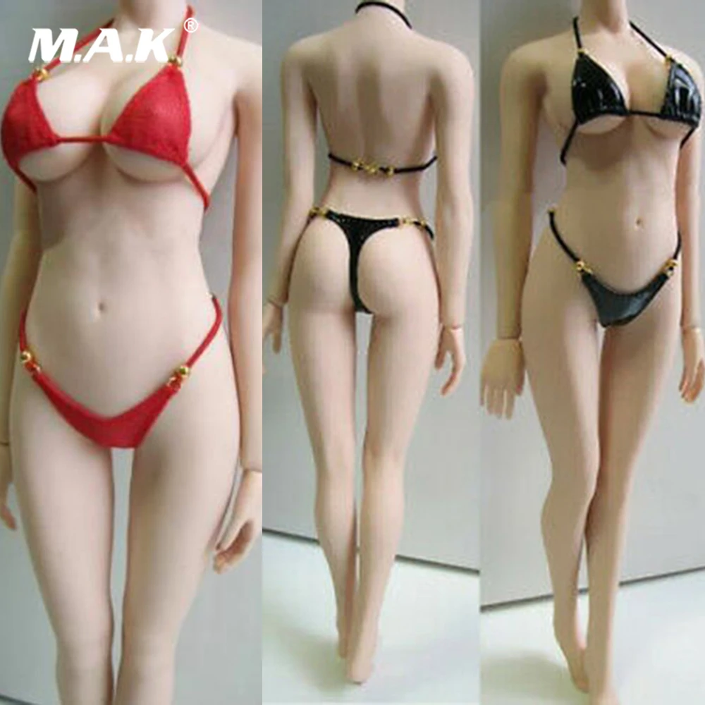 PL64 1//6 Scale Three-point Red bikini clothes For 12/" Female Body
