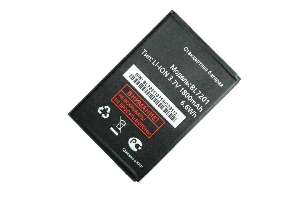 Сменный аккумулятор BL7201 для FLY BL 7201 IQ445 IQ 445 1800 мАч/6 6 ВТ/ч + код отслеживания|battery