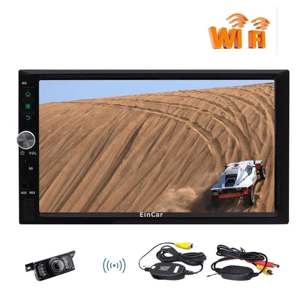 

7" 2Din Universal Android 6.0 Quad Core 1024*600 Car PC Tablet GPS Navigation Radio Video Audio Player Wifi Car Headunit(No DVD)