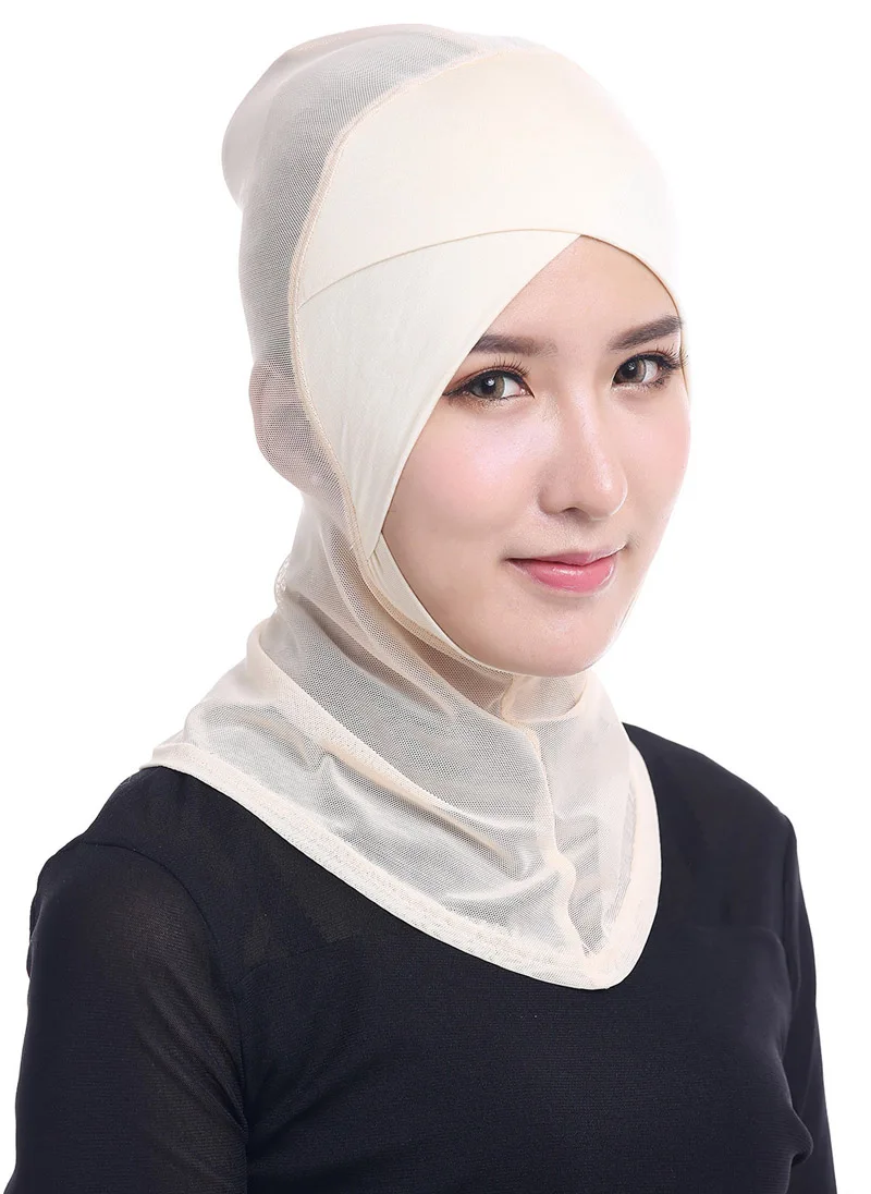 Крест мусульманский хиджаб Джерси-шарф модал эластичная шаль и обертывание женщины тюрбан femme musulman готовы носить головные шарфы - Цвет: 4