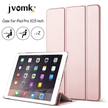 

Case for New iPad Pro 10.5 inch 2017, Jvomk YiPPee Color Ultra Slim PU leather Smart Cover Case Magnet wake up sleep for Pro10.5