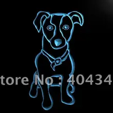 LK245-Джек Рассел терьер Pet светодиодный неоновый свет знак