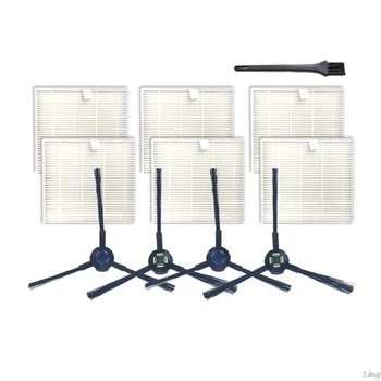 

acuum Cleaner Replacements Filters Side Brush Dust Cloth Kits For ILIFE V8s Robot l29k