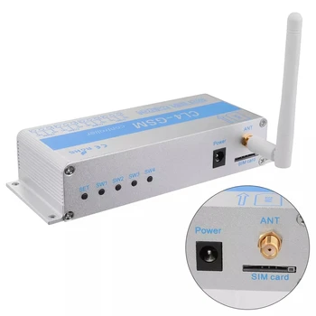 

CL4-GSM Smart GSM Controller Switch 4 Relay SMS Call Remote Control for Light Gate Door Opener Security Wireless Control Socket