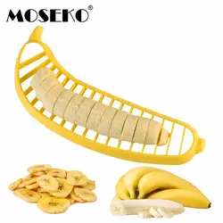 Moseko Банан Тесак измельчитель Пластик Banana салат сделать инструмент фруктовый салат sausage Крупы Банан Резак Кухня Инструменты