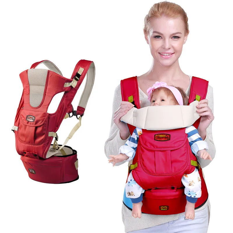 Новинка, для детей от 0 до 36 месяцев, экономичный Рюкзак-кенгуру для малышей, сумка-кенгуру с чехлом в стиле Хипсит, накидка для новорожденных, детская коляска