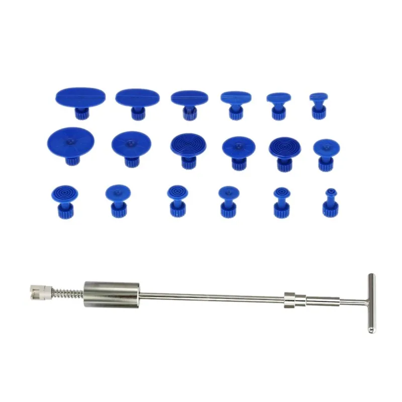 

PDR Tools Auto Repair Tool Car Dent Repair Dent Puller Kit 2 In 1 Slide Hammer Reverse Hammer Glue Tabs Suction Cups Fungi New