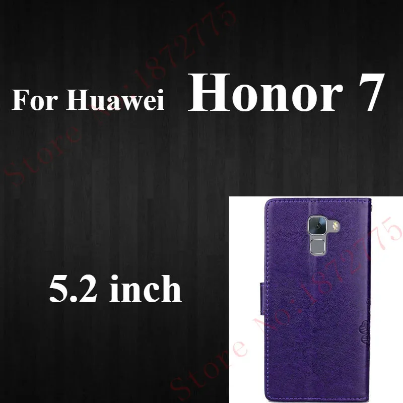 Case For Huawei P20 P8 P10 P9 Lite Mini Honor 9 5A 6A 8 5C 7C 6X Mate 10 Lite Y3 Y5 II Y9 Y6 7A Pro P Smart Flip Case - Цвет: Huawei Honor 7