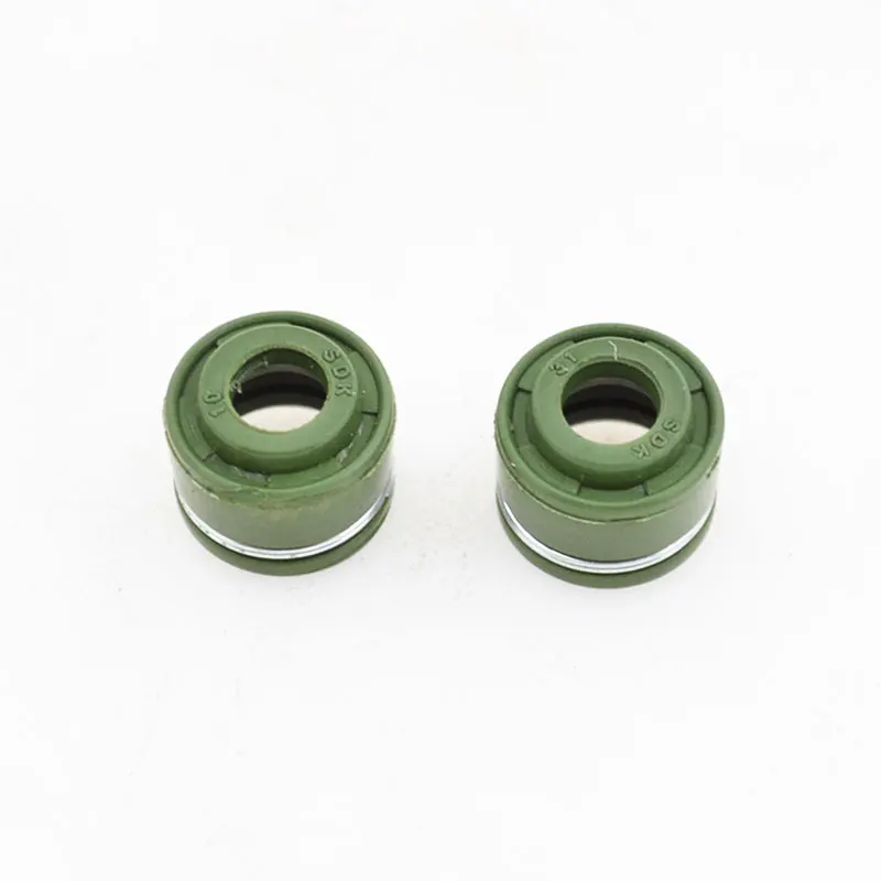 Válvula de escape de la válvula de escape del motor de la motocicleta guía sello de aceite para CG150 CG 150 150cc Dirt Bike Go Cart café racer