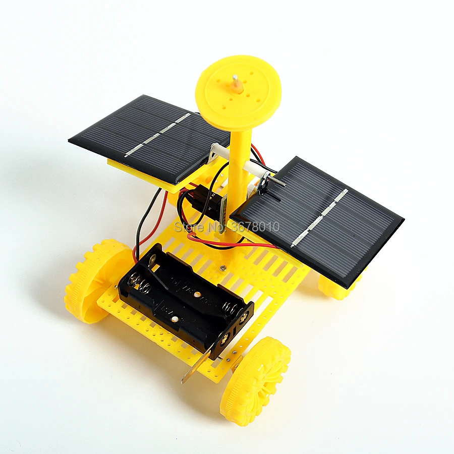 

Solar Battery Hybrid Car Lunar Rover Model Kits,DIY Assembled Model Technology Science Experiment Educational STEM Toys For Kids
