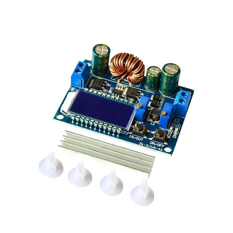 

4A Buck-Boost Converter Module Voltage Constant Current Voltmeter Ammeter Adjustable Buck Boost Board with LCD Digital Display